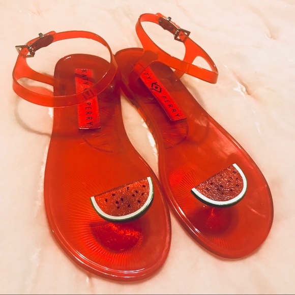 watermelon jelly sandals